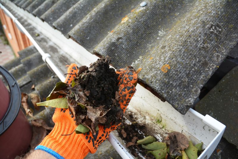 Gutter Cleaning Process